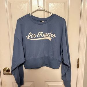 cropped Los Angeles sweatshirt
